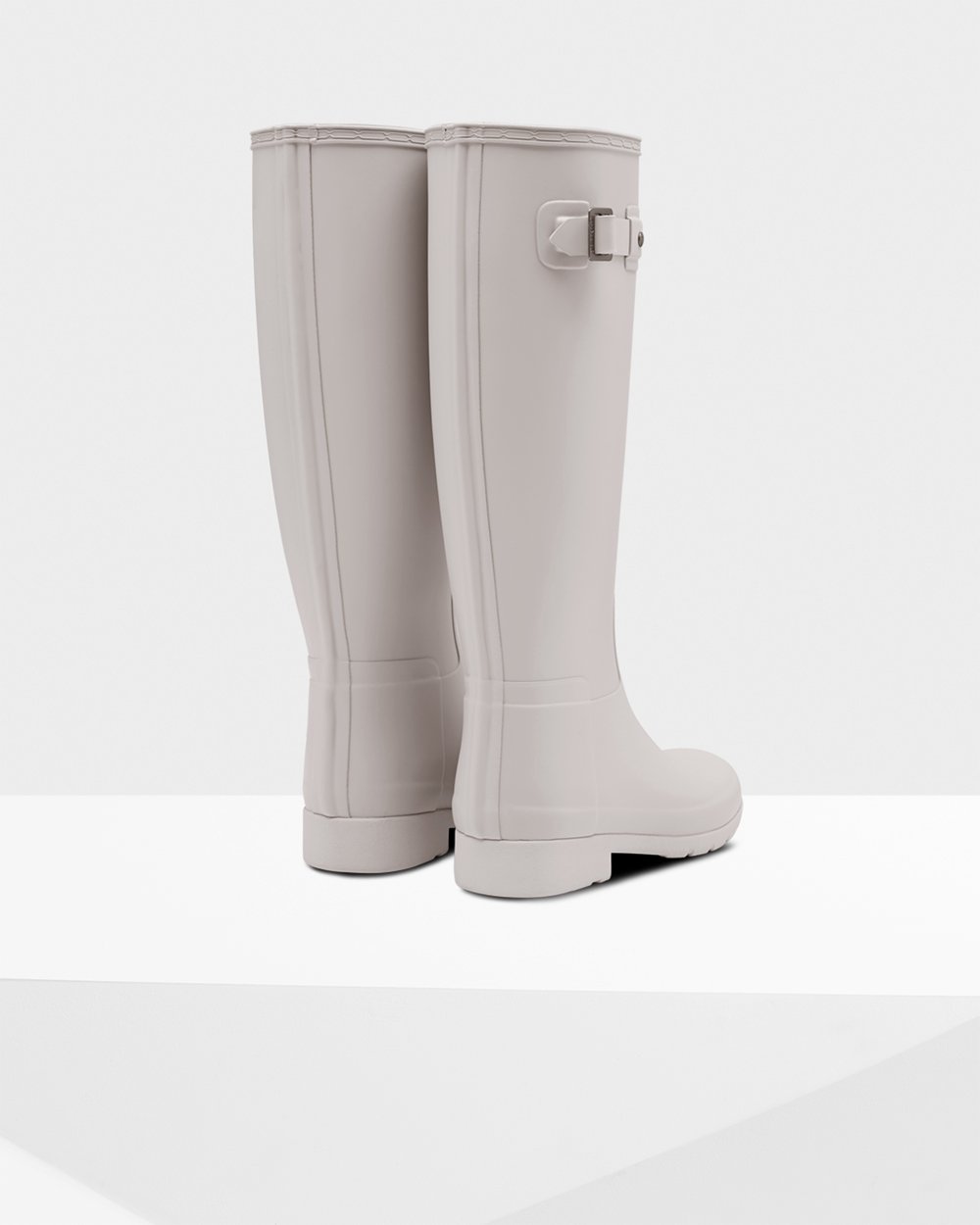 Bottes Hautes de Pluie Hunter Refined Slim Fit Femme Grise SEBCGAP-20